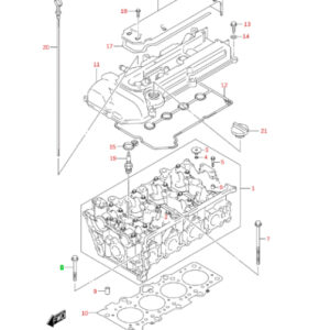 Perno Exterior Culata Motor M13