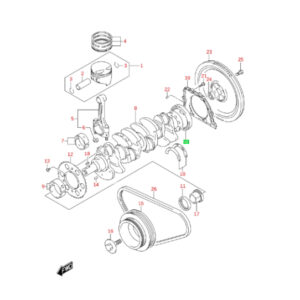 Reten De Cigueñal Trasero Motor M13