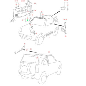 Clip Carroceria Interior