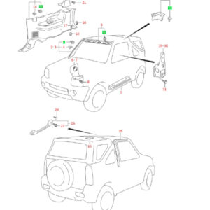 Clip Carroceria Interior