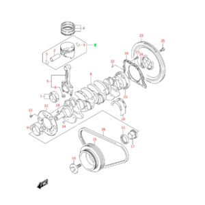 Piston Motor M13 Estandar