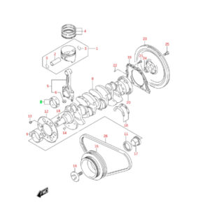 Metales De Biela Motor M13 Estandar