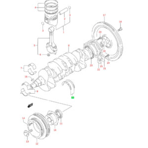 Metales Axiales Cigueñal Motor G13 Estandar