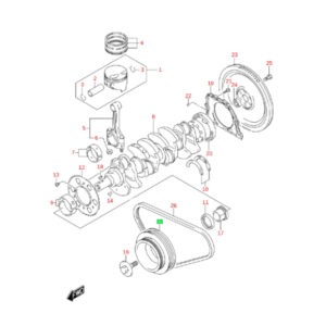 Damper Polea De Cigueñal Motor M13