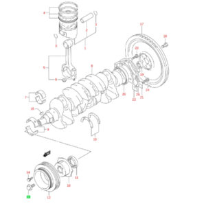 Perno Damper Motor G13