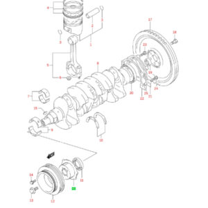 Piñon Cigueñal Motor G13