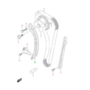 Patin Tensor Cadena Distribucion Motor M13