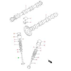 Valvula De Admision Motor M13