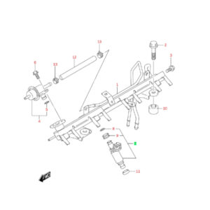 Inyector De Bencina Motor M13