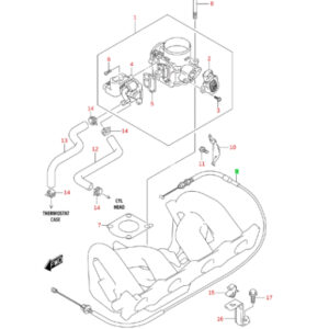 Piola Acelerador Motor M13