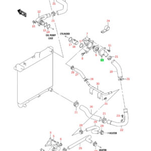 Tapa Termostato Motor M13