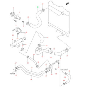 Manguera Superior Radiador Motor G13