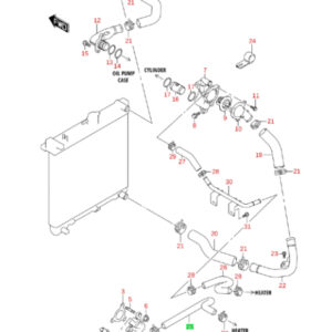 Manguera Calefaccion Motor M13