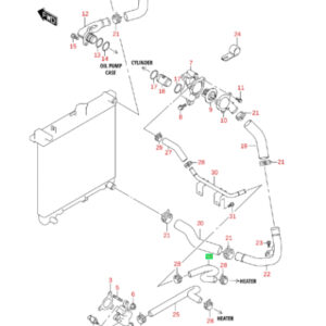 Manguera Calefaccion Motor M13