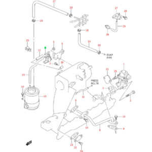 Valvula Selenoide Purga Gases Canister