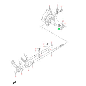 Piñon Selector Caja Transfer