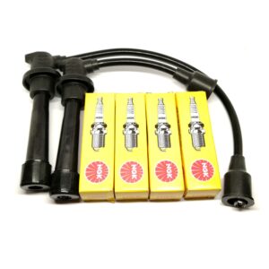 Kit Cable De Bujia Y 4 Bujias Ngk Motor G13