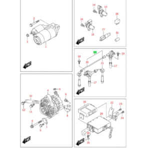 Kit Cable De Bujia Y 4 Bujias Denso Motor M13