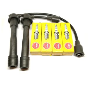 Kit Cable De Bujia Y 4 Bujias Ngk Motor M13