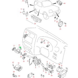 Ampolleta Boton o Switch Traccion 4X4