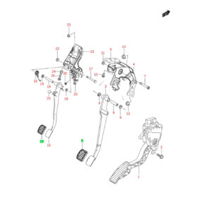 Goma Pedal de Freno o Embrague