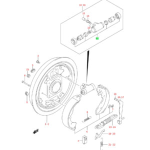 Kit o Juego Sellos Reparacion Cilindro Freno Trasero