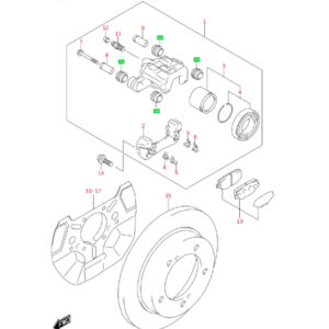 Kit Guardapolvo Y Sello De Piston Caliper Freno