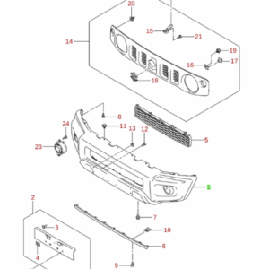 Parachoque Delantero New Jimny