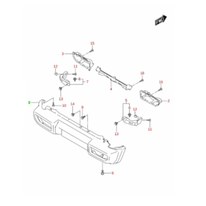 Parachoque Trasero New Jimny