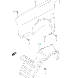 Guardafango Delantero Izquierdo