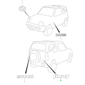 Emblema Jimny