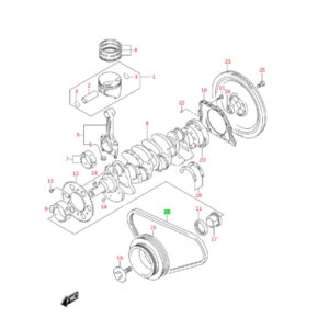 Correa Alternador Motor M13